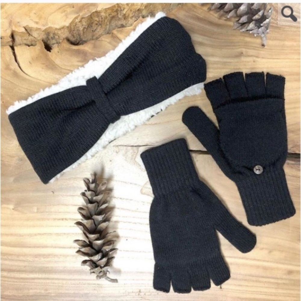 Bear paw headband and glove set